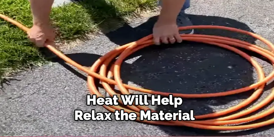 Heat Will Help Relax the Material