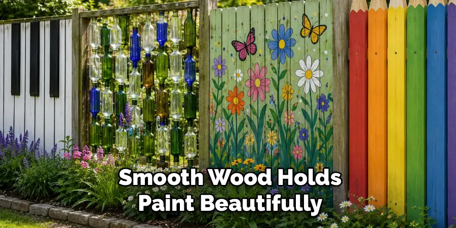 Smooth Wood Holds
Paint Beautifully