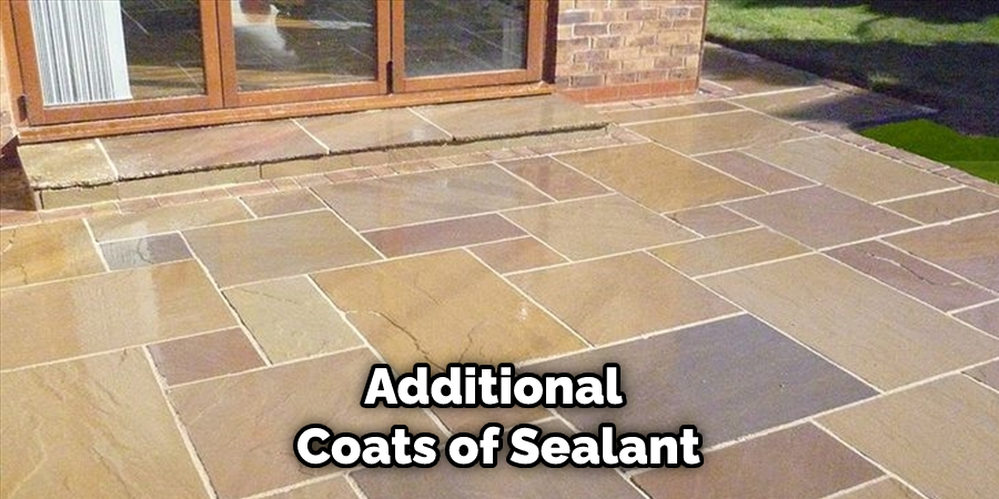 Additional Coats of Sealant