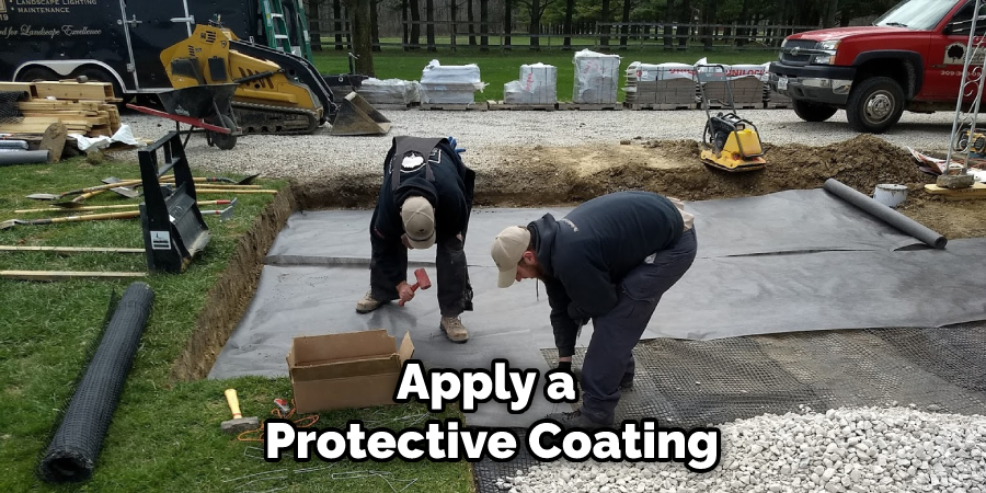 apply a protective coating