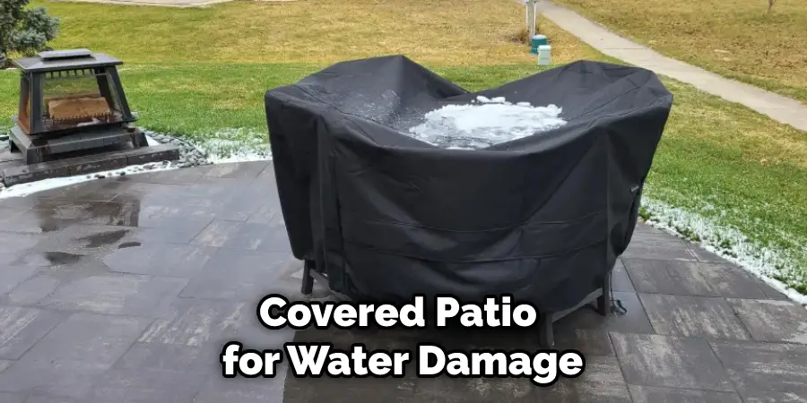 Covered Patio for Water Damage