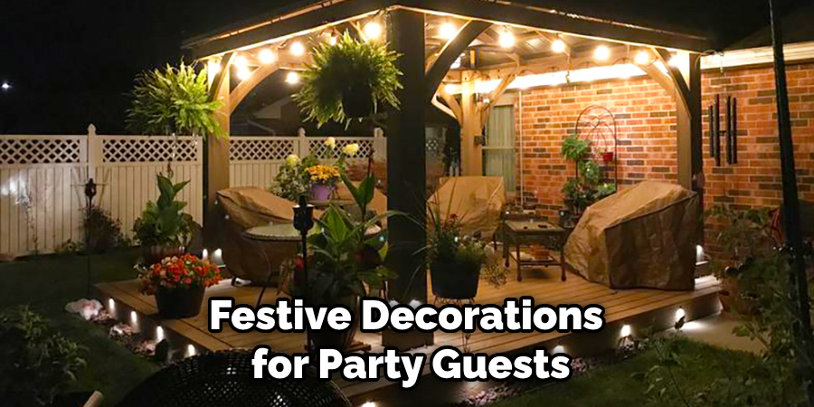 Festive Decorations for Party Guests