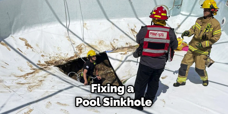 Fixing a Pool Sinkhole