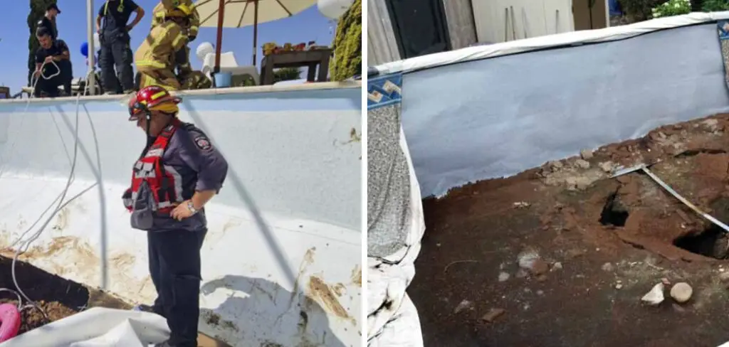 How to Fix Sinkhole Under Pool