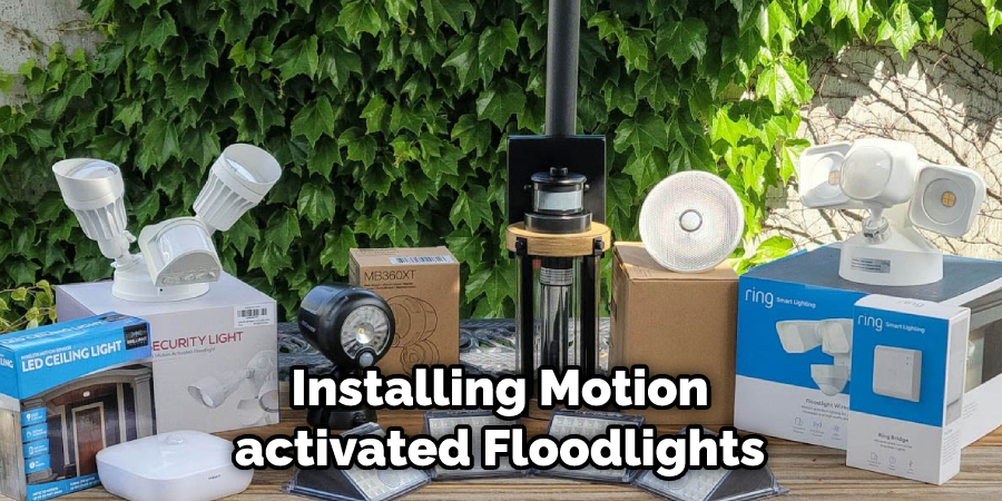 Installing Motion-activated Floodlights