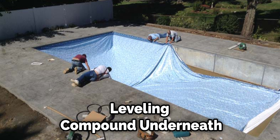 Leveling Compound Underneath