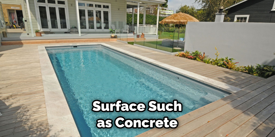  Surface Such as Concrete