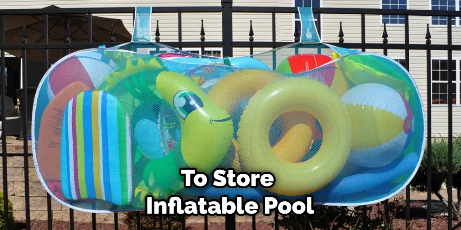 To Store Inflatable Pool