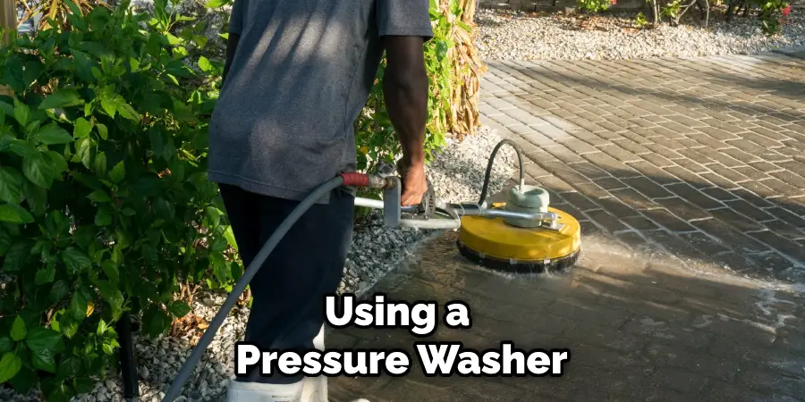 Using a Pressure Washer