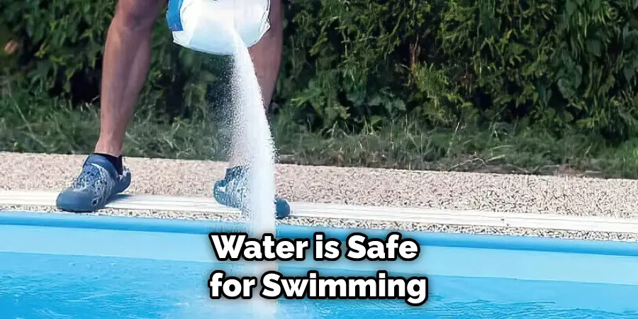 Water is Safe for Swimming