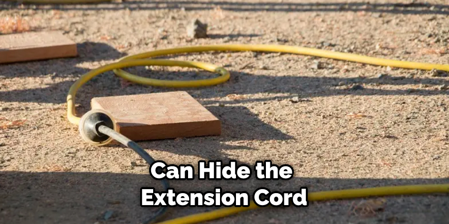 Can Hide the Extension Cord