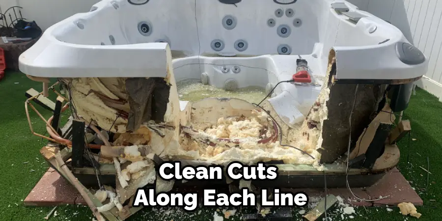 Clean Cuts Along Each Line