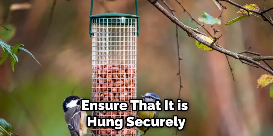 Ensure That It is Hung Securely