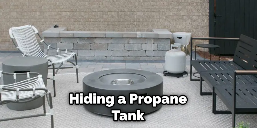 Hiding a Propane Tank