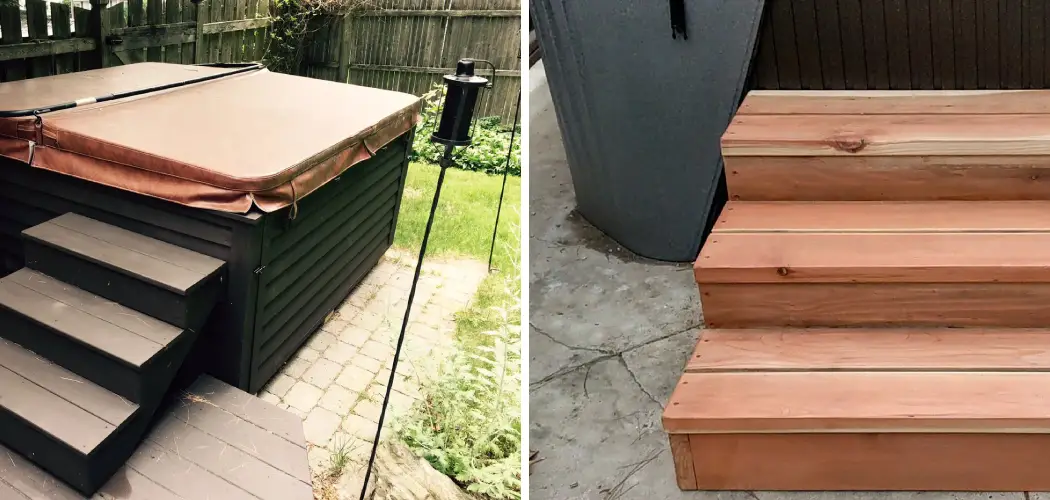 How to Build Hot Tub Steps