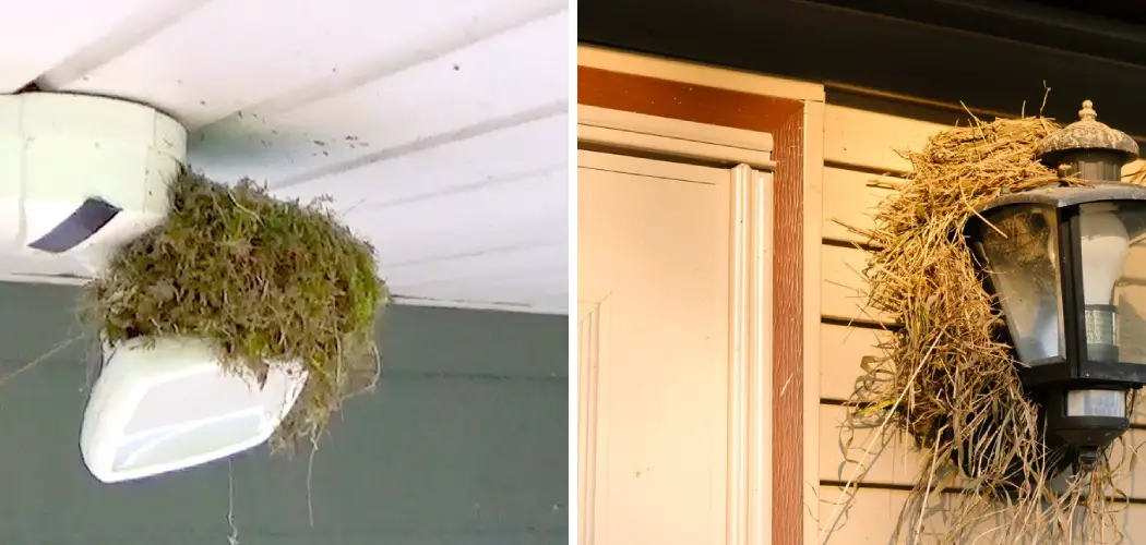 How to Keep Birds From Building Nests on Porch Lights