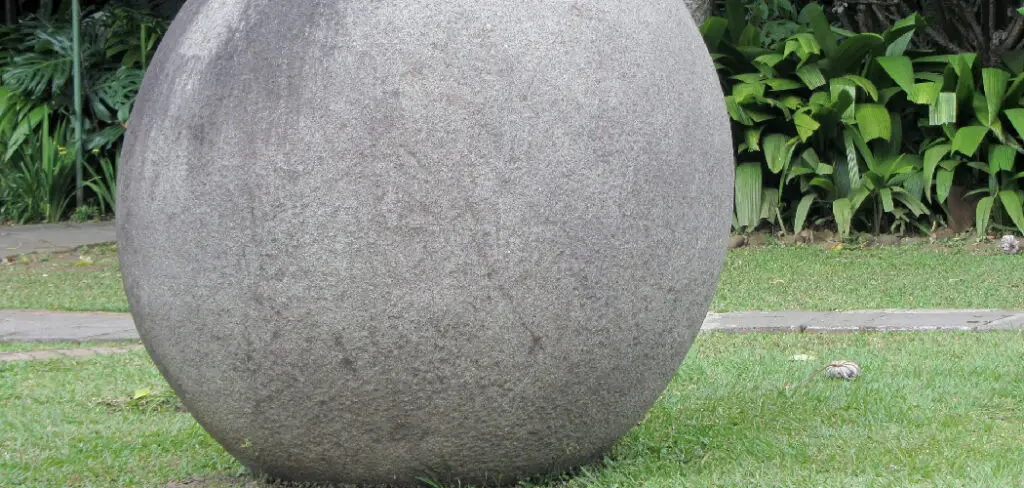 How to Make Large Concrete Garden Balls