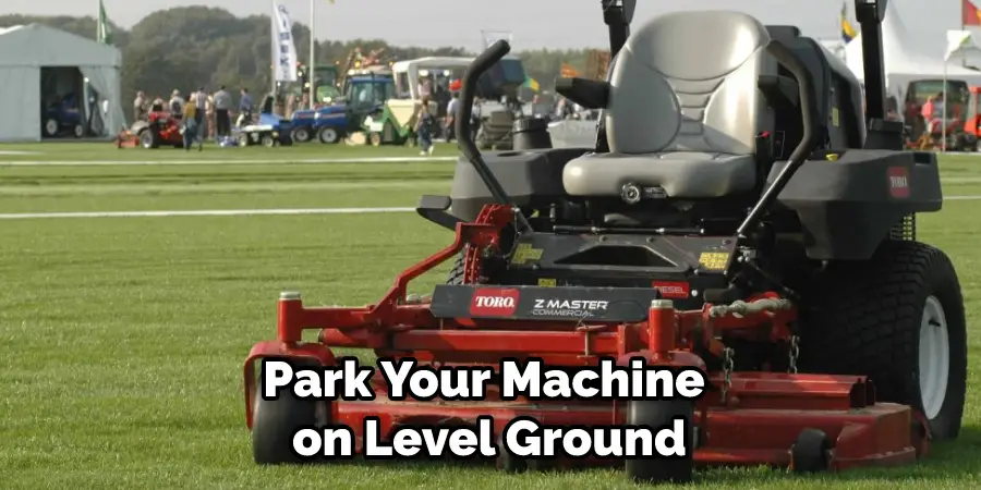 Park Your Machine on Level Ground