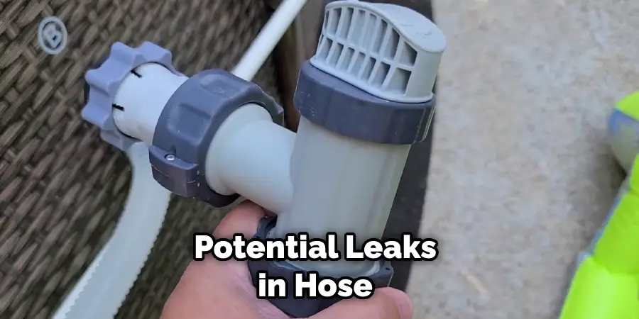 Potential Leaks in Hose 