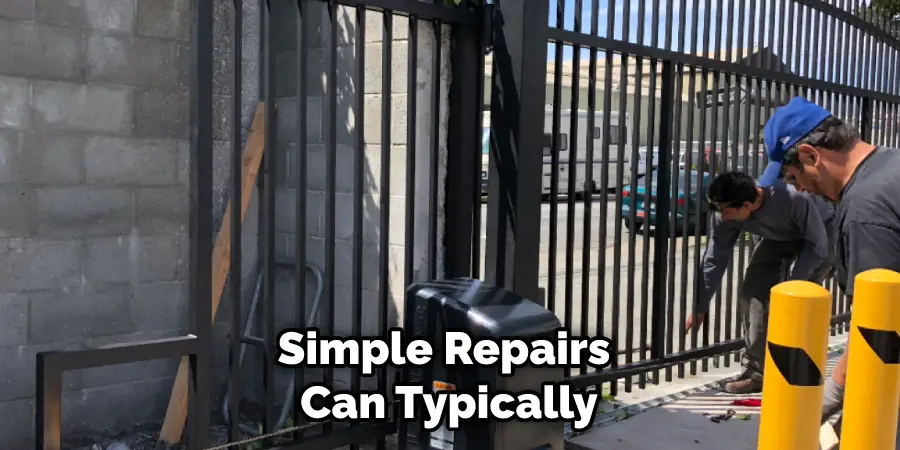 Simple Repairs Can Typically