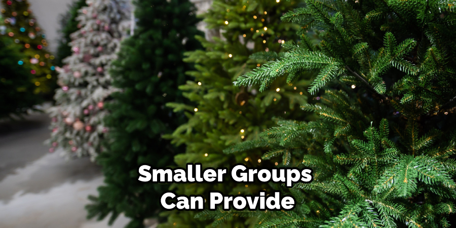 Smaller Groups Can Provide