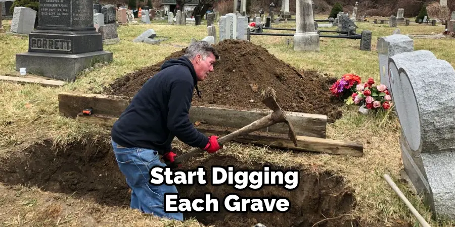Start Digging Each Grave