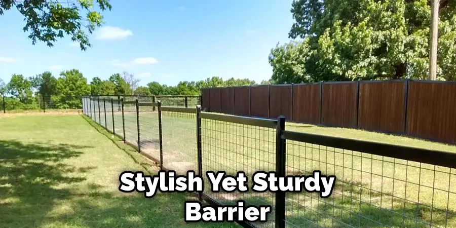 Stylish Yet Sturdy Barrier