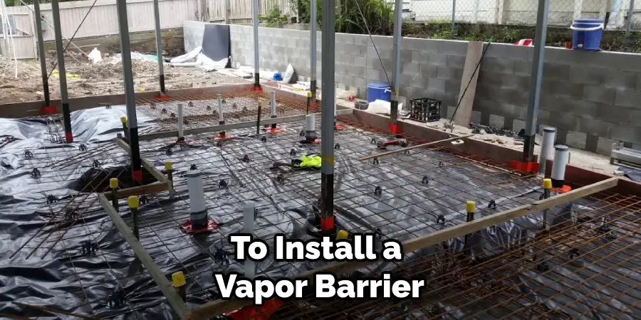 To Install a Vapor Barrier
