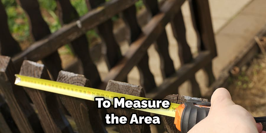  To Measure the Area