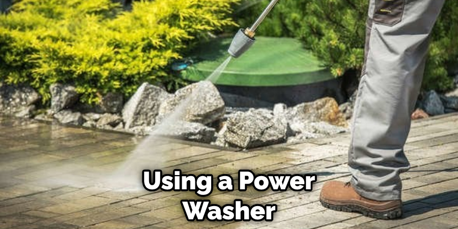 Using a Power Washer