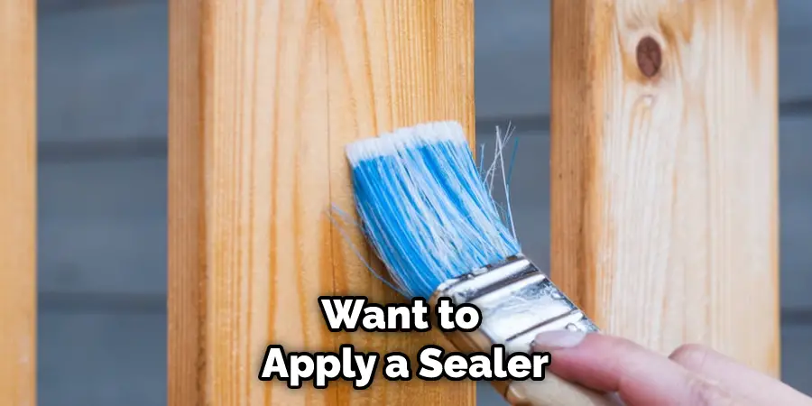 Want to Apply a Sealer