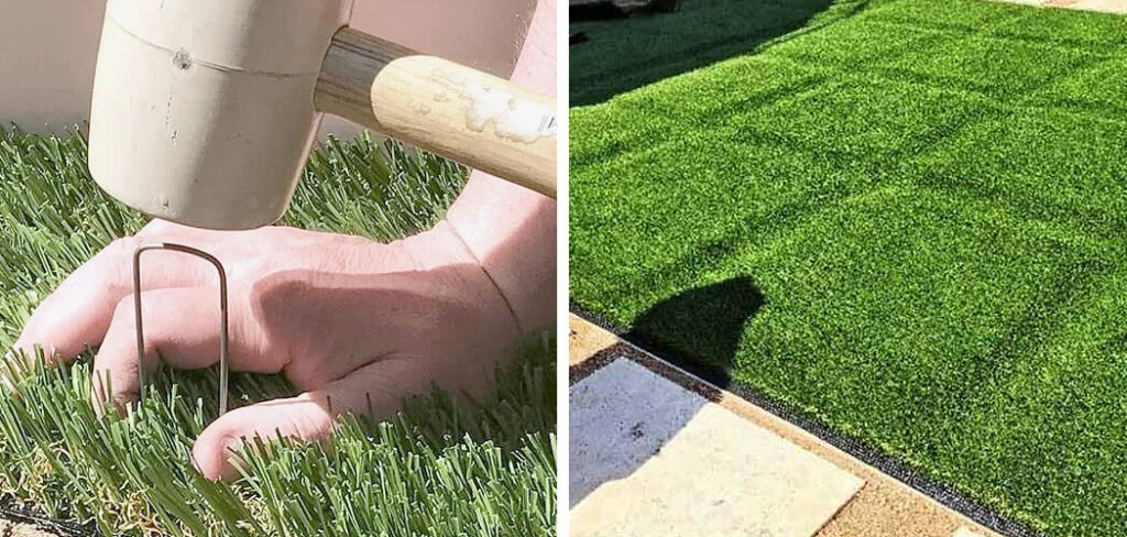 How to Secure Artificial Grass to Soil