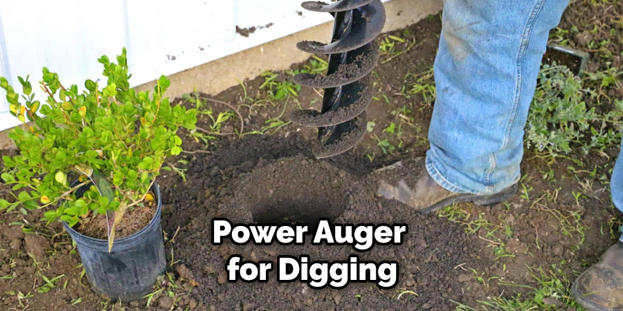 Power Auger for Digging
