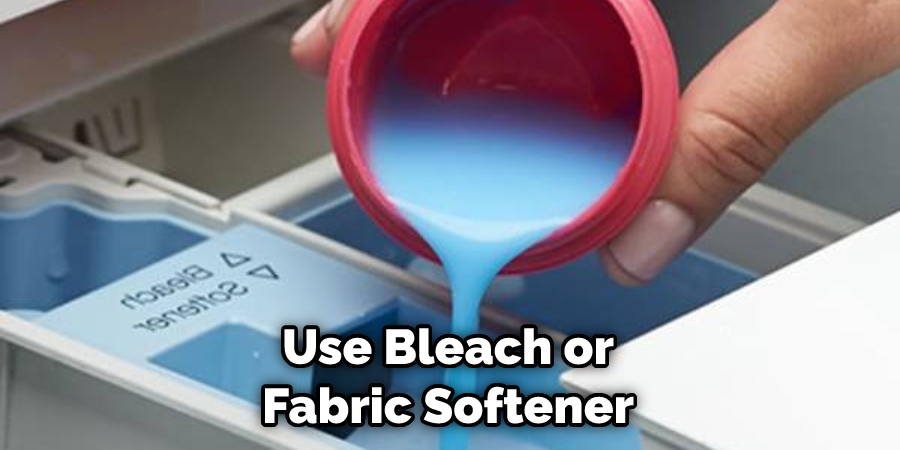 Use Bleach or Fabric Softener