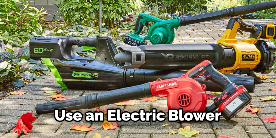 Use an Electric Blower