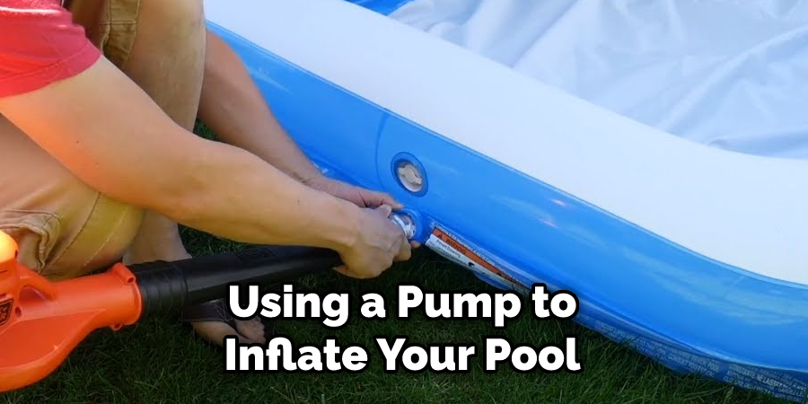 Using a Pump to Inflate Your Pool