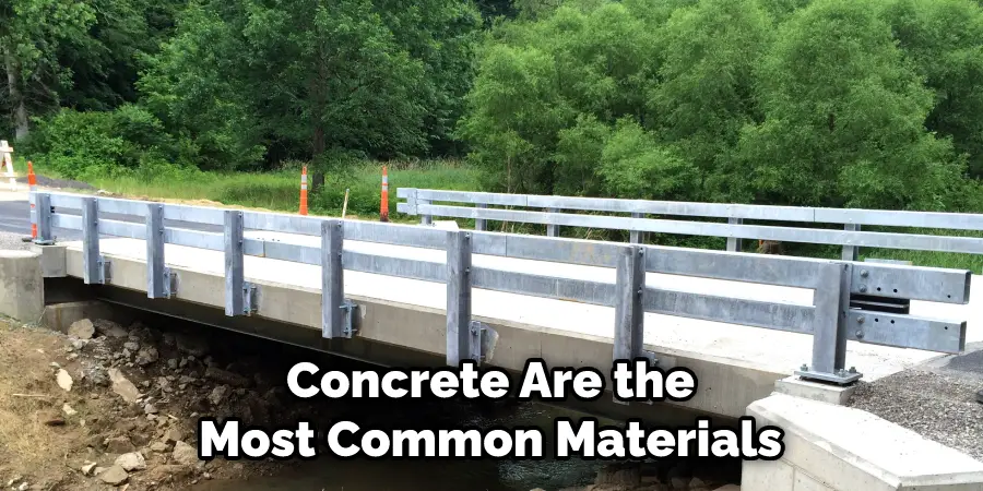 Concrete Are the Most Common Materials