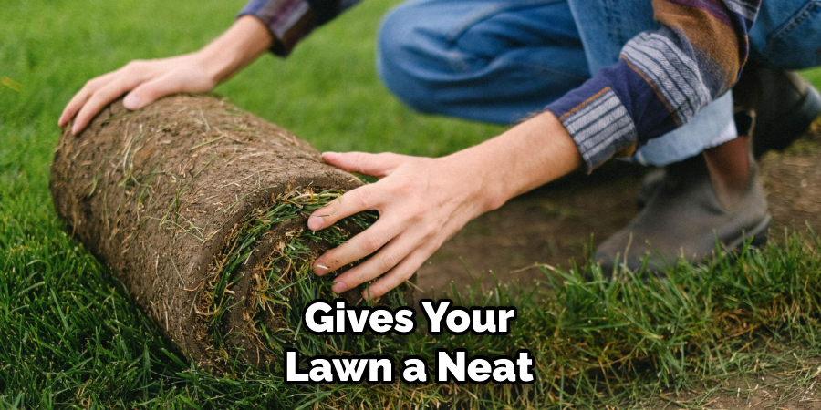 Gives Your Lawn a Neat