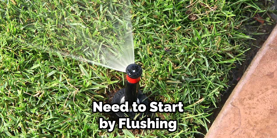 Need to Start by Flushing