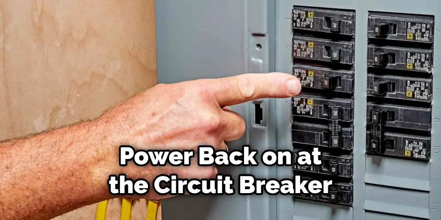 Power Back on at the Circuit Breaker