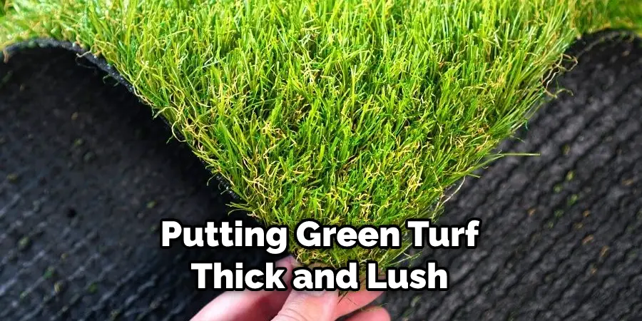 Putting Green Turf Thick and Lush