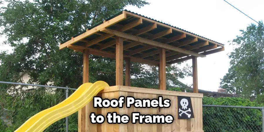 Roof Panels to the Frame