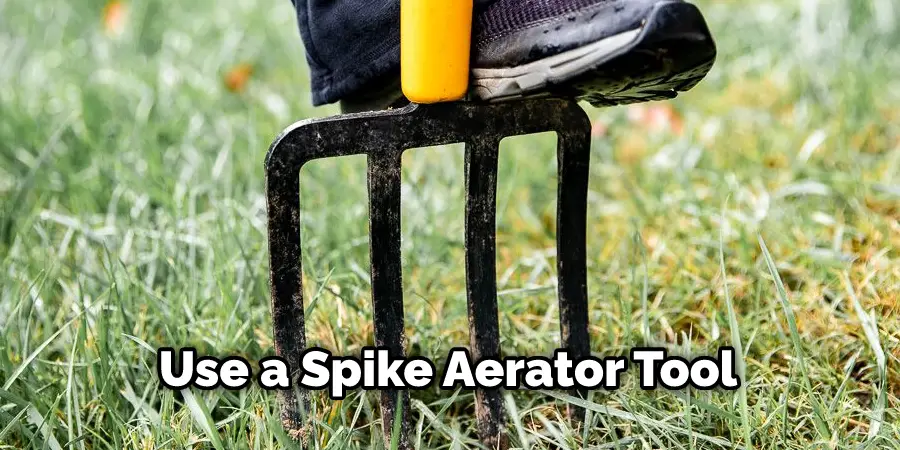 Use a Spike Aerator Tool