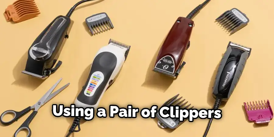 Using a Pair of Clippers