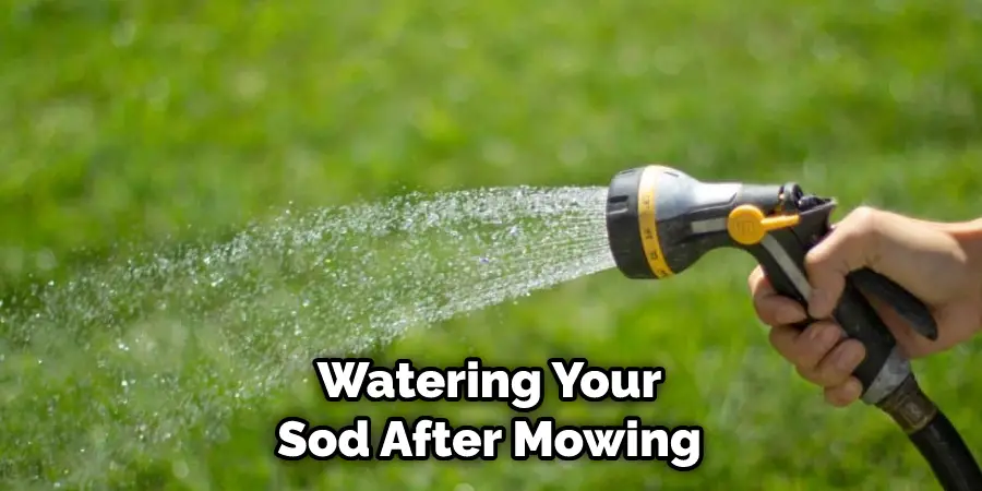 Watering Your Sod After Mowing