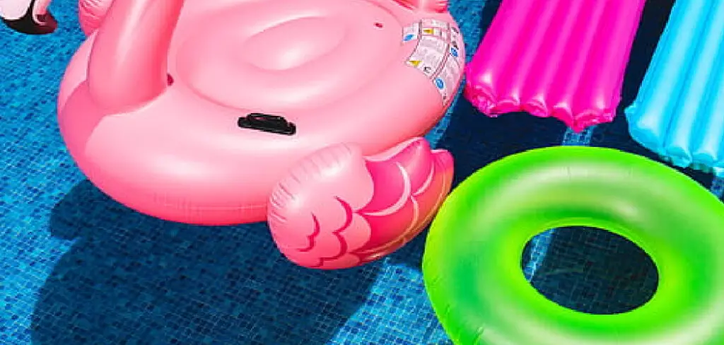 How to Inflate Pool Toys