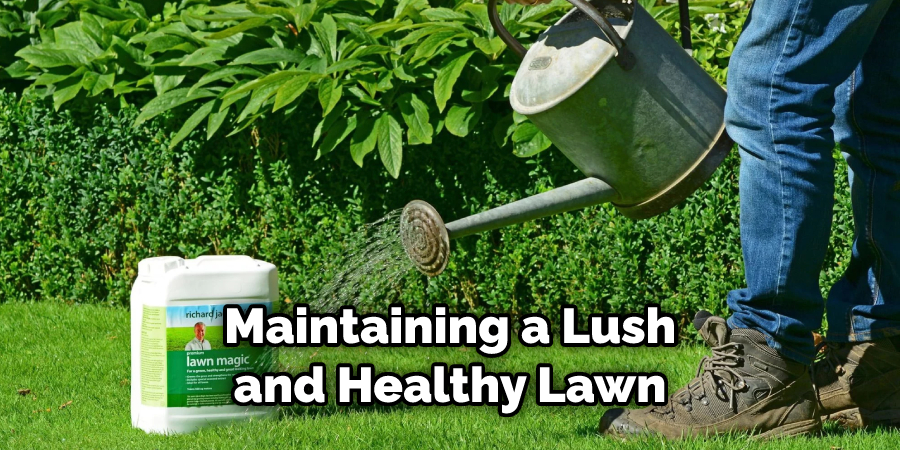maintaining a lush and healthy lawn
