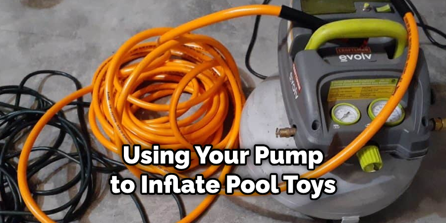 Using Your Pump to Inflate Pool Toys