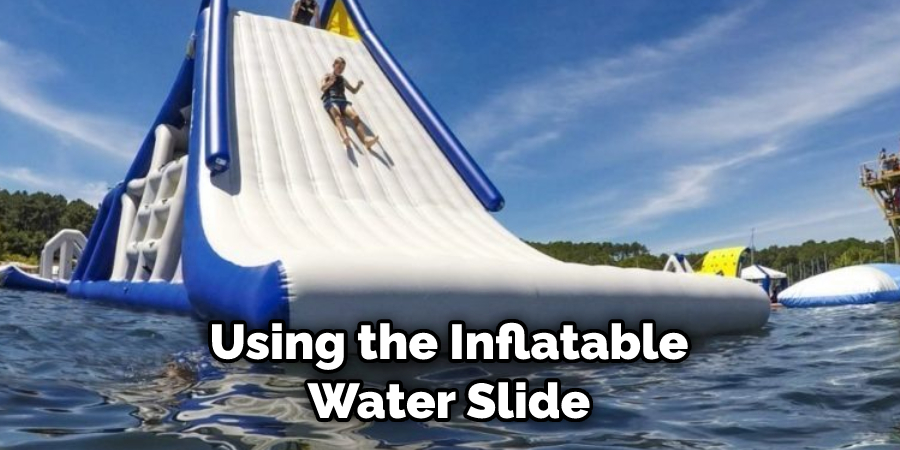 Using the Inflatable Water Slide