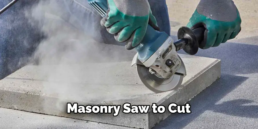 Masonry Saw to Cut